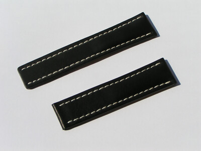 純正BREITLING レザーベルト 22-18mm 534X Breitling Band 22mm 436X 22/20 90/110 black Calf Strap