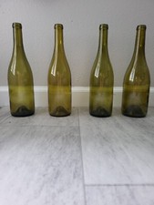 Decorative Wine Bottles - Green - pack of 4