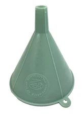 VTG MCM Fuller Brush Co Advertising Promo Give Away Plastic Funnel Mint Green