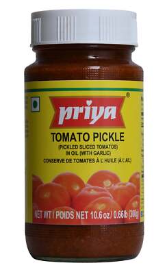 Priya Pickle Tomato ( With Garlic ) - 300gm (Free Shipping)