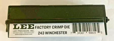Lee 90819 .243 Winchester Factory Crimp Die 