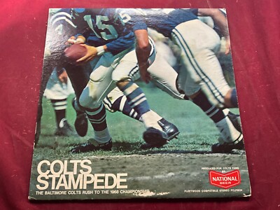 R5-21 BALTIMORE COLTS (NFL) STAMPEDE Rush To the 1968 Championship 1969 FCL 3034