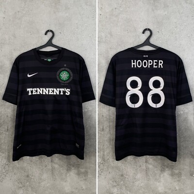 Celtic FC Nike シャツ Mサイズ 黒 Celtic 2005 2007 Third Football Shirt Soccer Jersey Mens Nike Size