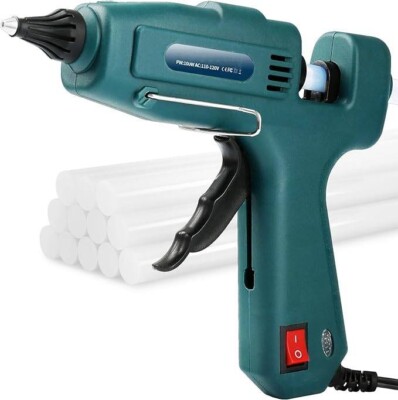 Kit de pistola de pegamento caliente, pistola de pegamento para manualidades.