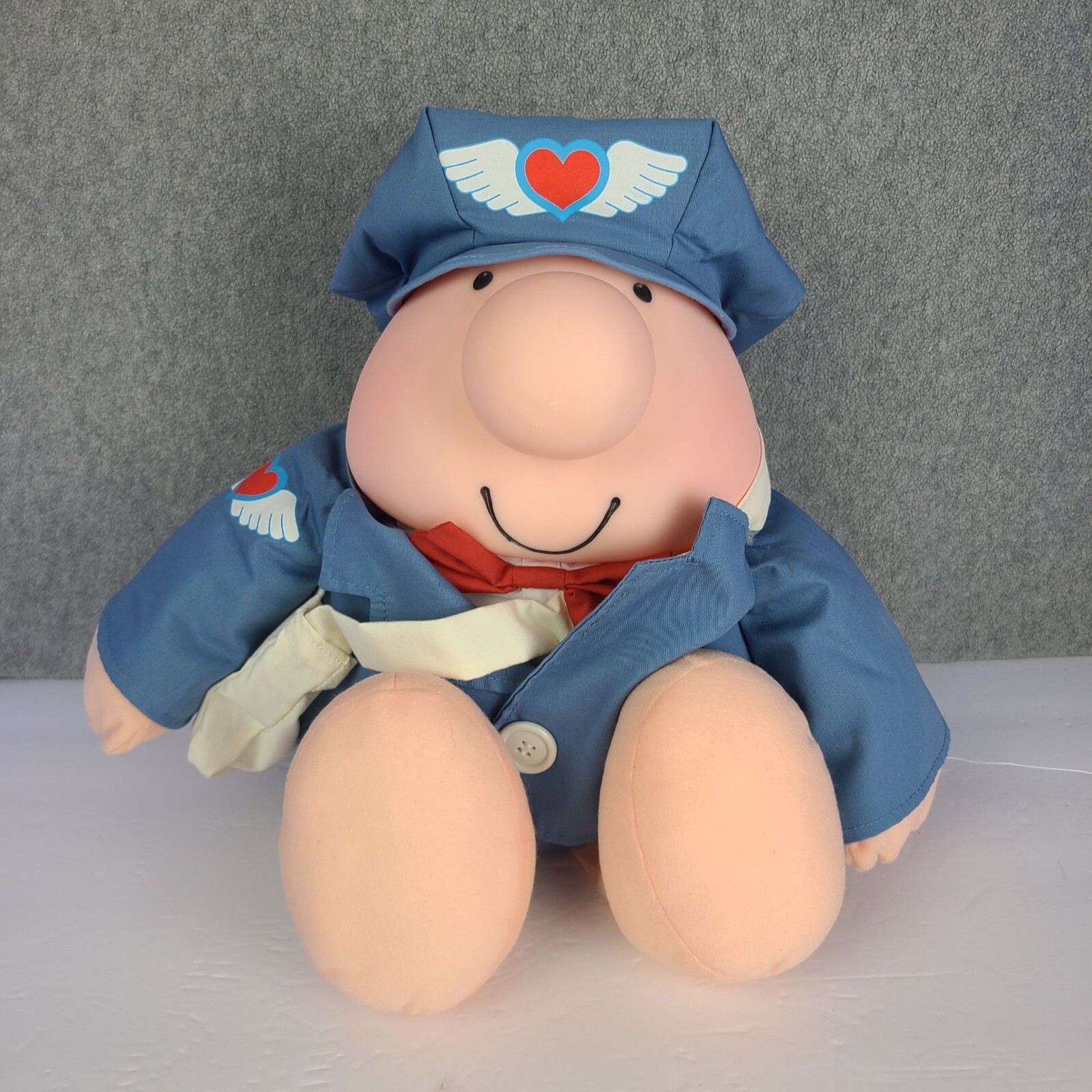 Vintage Zippy Special Delivery Mailman Doll 1988 Plush Large