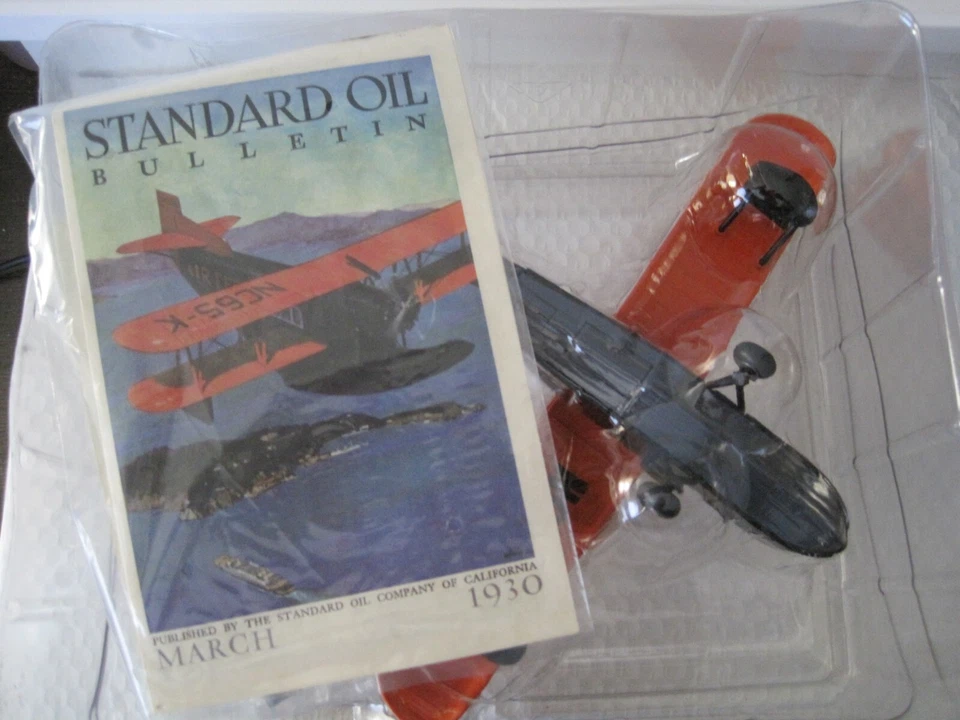 NEW 1936 Keystone Loening Chevron Aviation Fuel Red Aircraft Replica Very Rare! - Image 3 of 4