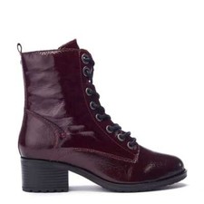 Image of Moda In Pelle Women's Bezzie Leather Block Heeled Ankle Boots
