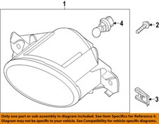 NISSAN OEM-Foglight Fog Driving Light 261509B91D