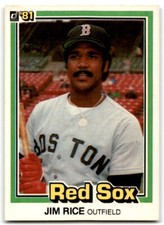 1981 Donruss Jim Rice C Baseball Cards #338