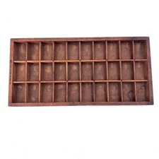 No. 3030 Hamilton Quarter Size Case Drawer Letterpress 15" x 7.25" - 1920's-30's
