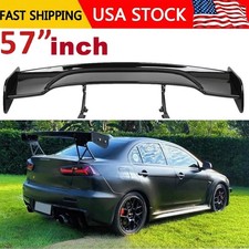 57 Rear Spoiler Wing For Mitsubishi Lancer Evo Truck Gt-style Glossy Black