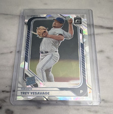 2026 Panini Donruss Optic Rated Rookie Trey Yesavage Cracked Ice /25 Blue Jays