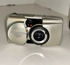 Olympus Stylus Zoom 115 35mm Point Shoot Auto Focus Flash Date w/ Case