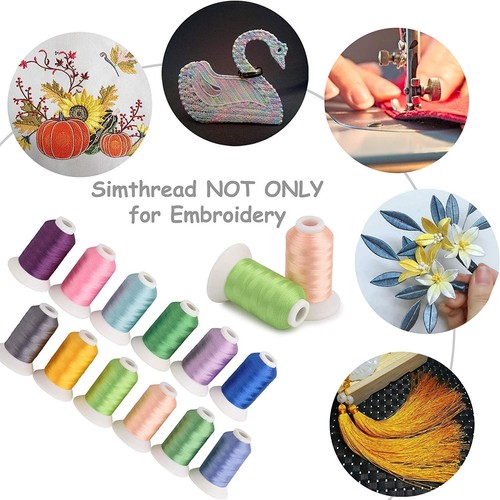 63 Brother Colors Polyester Embroidery Machine Thread Kit 40 Weight for Broth... - Picture 5 of 7