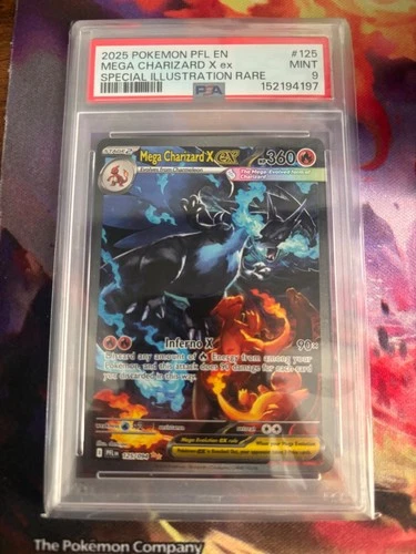 Mega Charizard X ex 125/094 Me02: Phantasmal Flames Holo