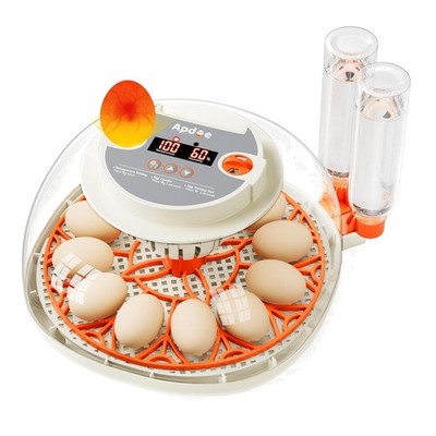 12-Egg Automatic Incubator with Built-in Candler & Humidity Control - HatchPro