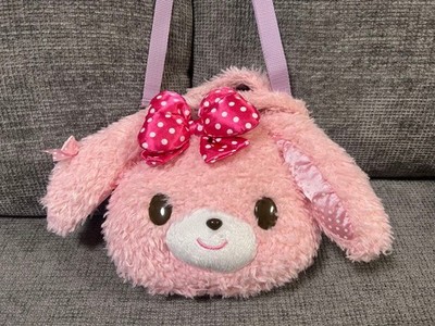 Sanrio Bonbonribbon Gesicht Plüsch Schultertasche verstellbarer Riemen süße...
