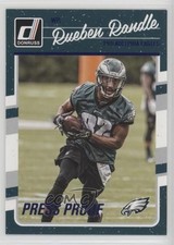 2016 Donruss Press Proof Blue Rueben Randle #205 fm0