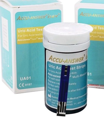 Accu-answer iSaw Harnsäure Urat 10 Teststreifen 