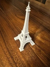 Eiffel Tower - Glowing Blue - White - Multiple Color Options