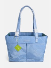 NEW NWT Vera Bradley Baby Diaper Nylon Large Bag Multifunction Blue Tote Newborn