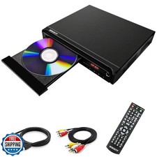 WISCENT Compact DVD Player for TV, Multi-Region Free, with HDMI/R