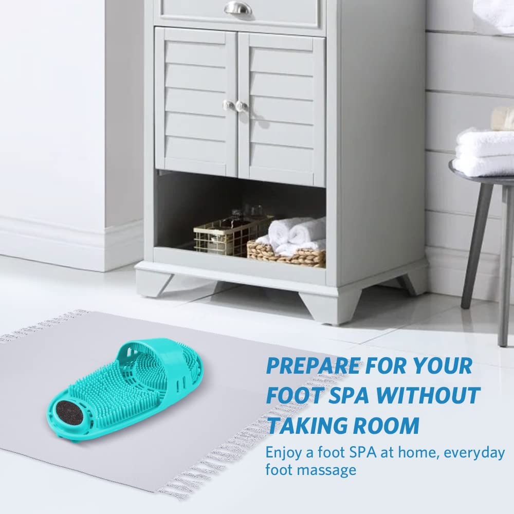 Silicone Shower Foot Scrubber Personal Foot Massage and Cleaning, Non-Slip Fo...