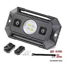 UTV Dome Light with Switch, Universal Roll Bar Mount LED Green and white