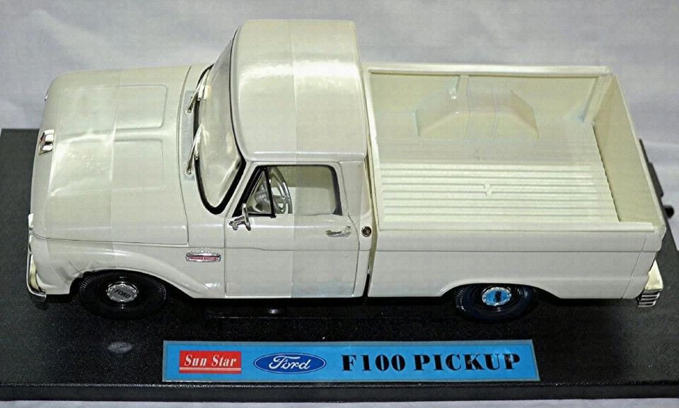 Ford F100 Pickup 1965 - 4. Generazione 1961-66 Bianco 1:18 Sun Star 1271 - Immagine 4 di 4