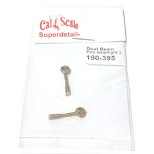 NEW Cal Scale 190-395 Dual Beam Pyle Headlight (2) HO Scale