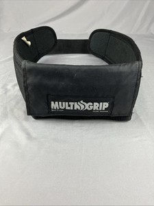 MULTIGRIP Weight Lifting Canvas Belt Size Small Black Heavy Duty Power Lifting