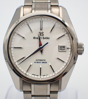 Grand Seiko Mechanical Hi-Beat 36000 9S85-00W0 SBGH243 Titanium AT Automatic Lig