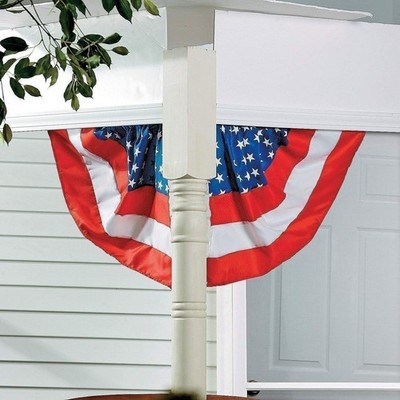 Fun Express Red, White & Blue Corner Bunting Set (1SET PBH, 6/UN)