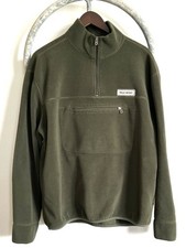 Vintage Men  s Polo Sport Ralph Lauren Army Green Pullover Fleece PolarTec XL