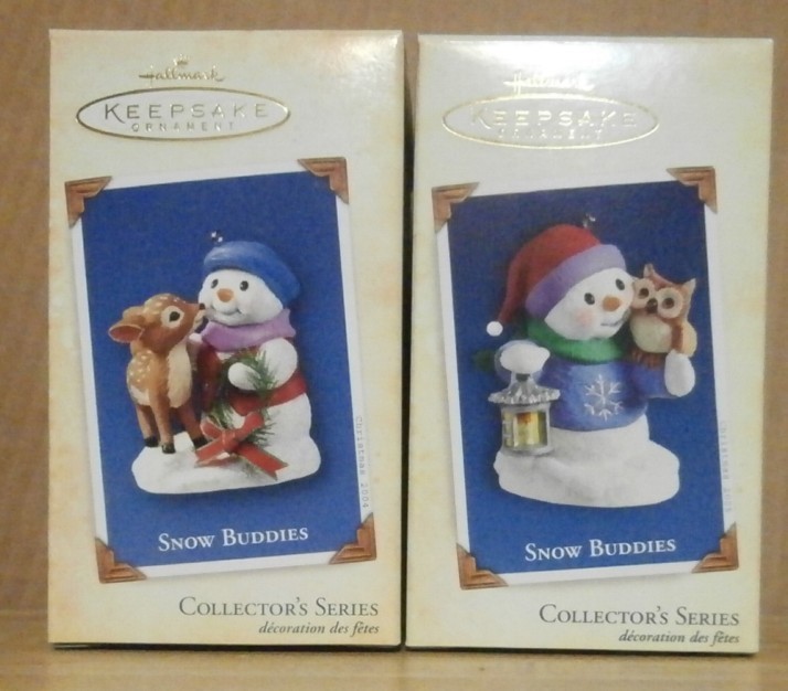 Hallmark Keepsake Ornament "Snow Buddies" 7th and 8th in Series 2004-2005