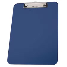 8-1/2" X 11" Plastic Clipboard, Royal Blue, 2Ljx8