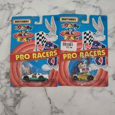 Matchbox Looney Tunes Pro Racers Lot of 2 NIB