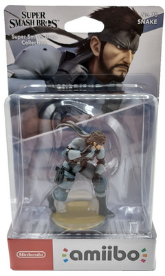 Snake Amiibo Figur - Super Smash Bros No. 75 Figur - Nintendo Switch - Neu & OVP