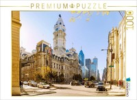 Calvendo Puzzle Philadelphia City Hall & Skyline – Philadelphia | 1000 Teile Leg