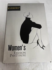 EVERSWE 3 Pairs 20D Women’s Sheer Tights With Reinforced Toes, Black Small