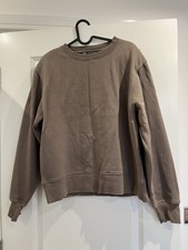 Zara Women’s Brown Jumper Crew Neck Size M