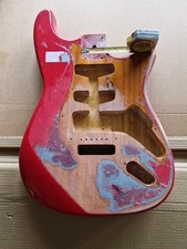 STRAT STYLE GUITAR BODY 45MM Thick 56Mm Neck Pocket Solid Wood Needs Sanding