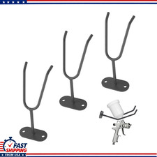 Heavy Duty Wall Mount Spray Gun Holder 3pcs Fork Design Automotive Paint Heavy Duty Wall Mount Spray Gun Holder 3pcs Fork Design Automotive Paint