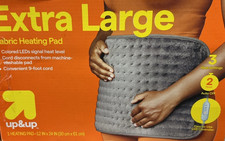 XL Heating Pad up up  brand Target Fabric Pad 3 heat settings 2 hr. auto off NIB