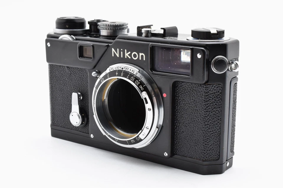 [MINT w/Case , Box] Nikon S3 Olympic Type Black 35mm Film Camera Body From Japan - Image 3 of 4