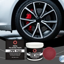 Metal Polish Paste Protectant Scratch Remover Pipe Infused Polishing Pads DE
