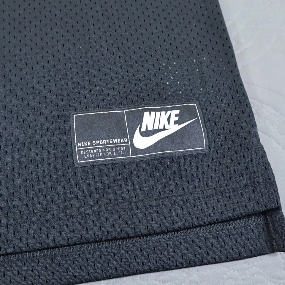 Nike Jersey Shirt Mens Medium Black Mesh Sleeveless Logo Basketball CT5605-010 - Image 3 of 4