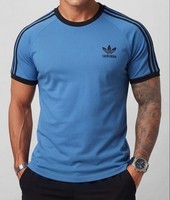Adidas Originals 3 Stripes Cotton T-shirt Crew Neck Short Sleeve S-XXL