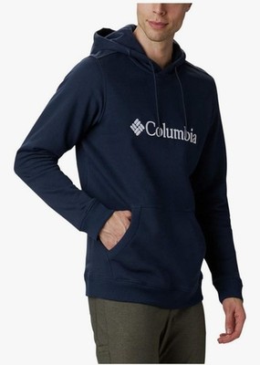 Columbia Men's CSC Basic Logo II Hoodie Collegiate Navy/White Small 