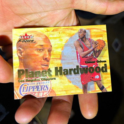 2000-01 Fleer Focus Lamar Odom Clippers Planet Hardwood Insert #5/10 PH